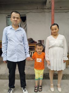 boy with Global Developmental Delay and his parents